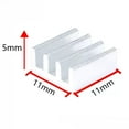 thumbnail image 6 of 20Pcs Pure Aluminum Heat Sink Set Efficient Cooling for Computer Components Silver Fins, 6 of 7