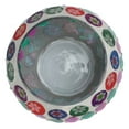 thumbnail image 3 of Candelabro de vidrio, portavelas de té de mosaico Candelabro de té de mosaico Portavelas votivo Rendimiento sólido, 3 of 12