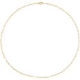 thumbnail image 2 of Auriga Fine Jewelry 14k Yellow Gold 3.2 mm Heart Chain Necklace 16" Valentine's Day Gift for Women, 2 of 3