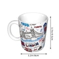 thumbnail image 2 of Yiaed London Landmark2 Print Ceramics Coffee,Large Handle Design,Extra Large Tea and Coffee Cup for Office and Home Mugs, 2 of 6