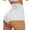 White, variant on Women's Lifting Booty Shorts High Waist S Scrunch Yoga Shorts Spandex Dance Hot Pants White XS