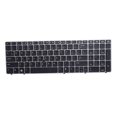 thumbnail image 4 of 2x de Portátil EE. UU. Keyboard de Laptop Compatible para 8560p 8570P 8560B 6560b 6565b 6560P Sunnimix Teclado retroiluminado rojo, 4 of 8