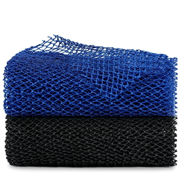 Esponja de baño exfoliante BHYTAKI African Net Nylon, 2 piezas