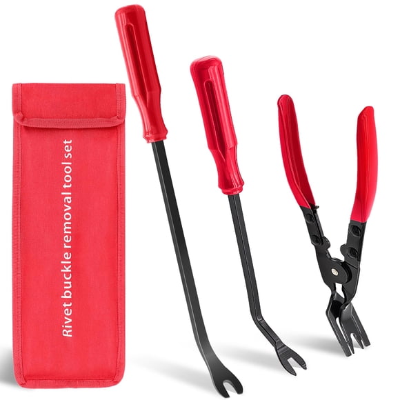 Juego de herramientas para quitar clips AXELECT, 3 unidades con alicates y bolsa