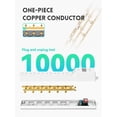 thumbnail image 3 of Protector contra sobretensiones Power Strip PLUGTUL de 6 salidas y 4 pies con 980J, 3 of 7