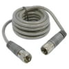 TruckSpec TSPS-8X9SM8 9 ft. Plat. Series CB Antenna Super Mini-8 Coax Cable with PL-259 Connectors - Silver