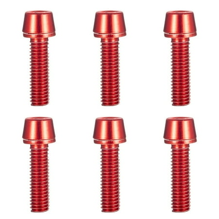 

Bike Accessories Bike Screws Set Of 6 M5 18Mm Stem Bolts Stainless Steel Front Fork Setting Red