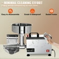 thumbnail image 3 of KFFKFF 110V Electric Tomato Processor 370W Industrial Strength Tomato Grinding Machine Tomato Squeezer and Filter 90-160 Kg/H Genuine Copper Engine Food Filter and Sauce Creator, 3 of 9