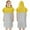 Yellow, variant on WOYY Baby Girls Bath Towel Swimming Cover Up Quick Drying Hooded Bathrobe Beach Dress