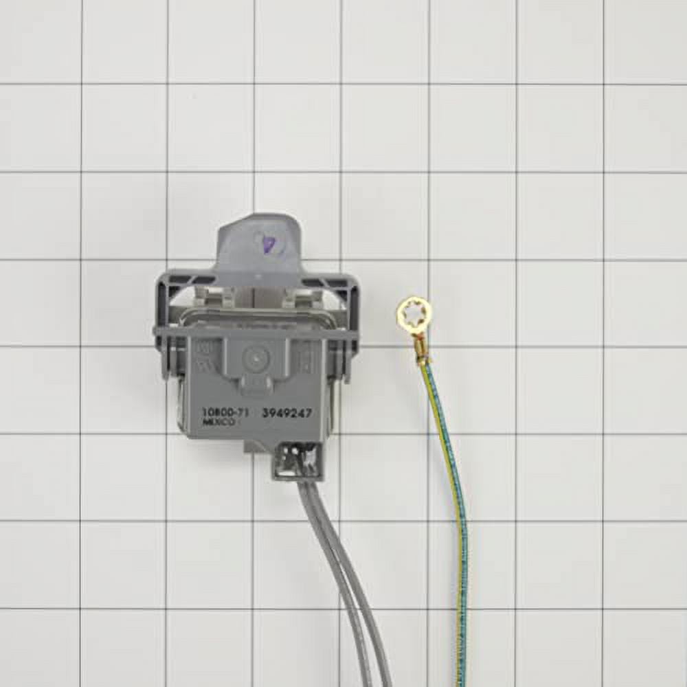 Whirlpool 3949247V Lid Switch Assembly, 1, Grey