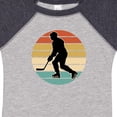 thumbnail image 4 of Inktastic Hockey Player Retro Sunset Boys or Girls Baby Bodysuit, 4 of 5