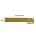 thumbnail image 3 of Gumesh 6.5ft Gold Tinsel Ribbon and Satin Ribbon Roll for Christmas Tree Decor, Gift Wrapping, Crafts and Bow Making, 3 of 7