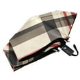 thumbnail image 6 of FORMRS Travel Umbrella Folding Auto Open Close Windproof Rain UV Protection, Black Tartan, 6 of 8