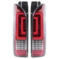 thumbnail image 2 of Pair LED Taillights Assembly, Quadrate Tail Lamp  LED Parking Light Replacement For Hiace 200  Van 2005-2017 Car Accessory, 2 of 8