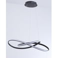 thumbnail image 5 of Aiwen Unique Geometric Pendant Light Modern Illumination Hanging LED Lamp Fixture Black, 5 of 9