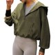 thumbnail image 1 of Sudaderas con Capucha para Mujer, Conjuntos de Moda de Otoño, Sudaderas Deportivas, Chaquetas con Cremallera de Invierno Estilo Y2K, Tops Oversize y Ropa Verde M, 1 of 8