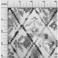 thumbnail image 2 of oneOone Polyester Spandex Gray Fabric Geometrical Water Color Craft Projects Decor Fabric Printed By The Yard 56 Inch Wide, 2 of 4