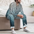 thumbnail image 7 of Hirioo Winter Rabbit for Men's Pajama Sets 2 Piece Pjs Men's Long-Sleeved Pajama Set Button Down Sleepwear,S-XXL-X-Large, 7 of 7