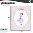 thumbnail image 4 of Stupell Industries Cottage Graceful Dance on Stripes White Framed Giclee Art, 24 x 30, by Christine Simpson Art, 4 of 8
