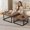 Walnut, variant on Gaderth Nesting Coffee Table Set of 2, Square Coffee Tables for Living Room, Versatile End Table Set, Space Saving 2 Piece End Table Side Tables
