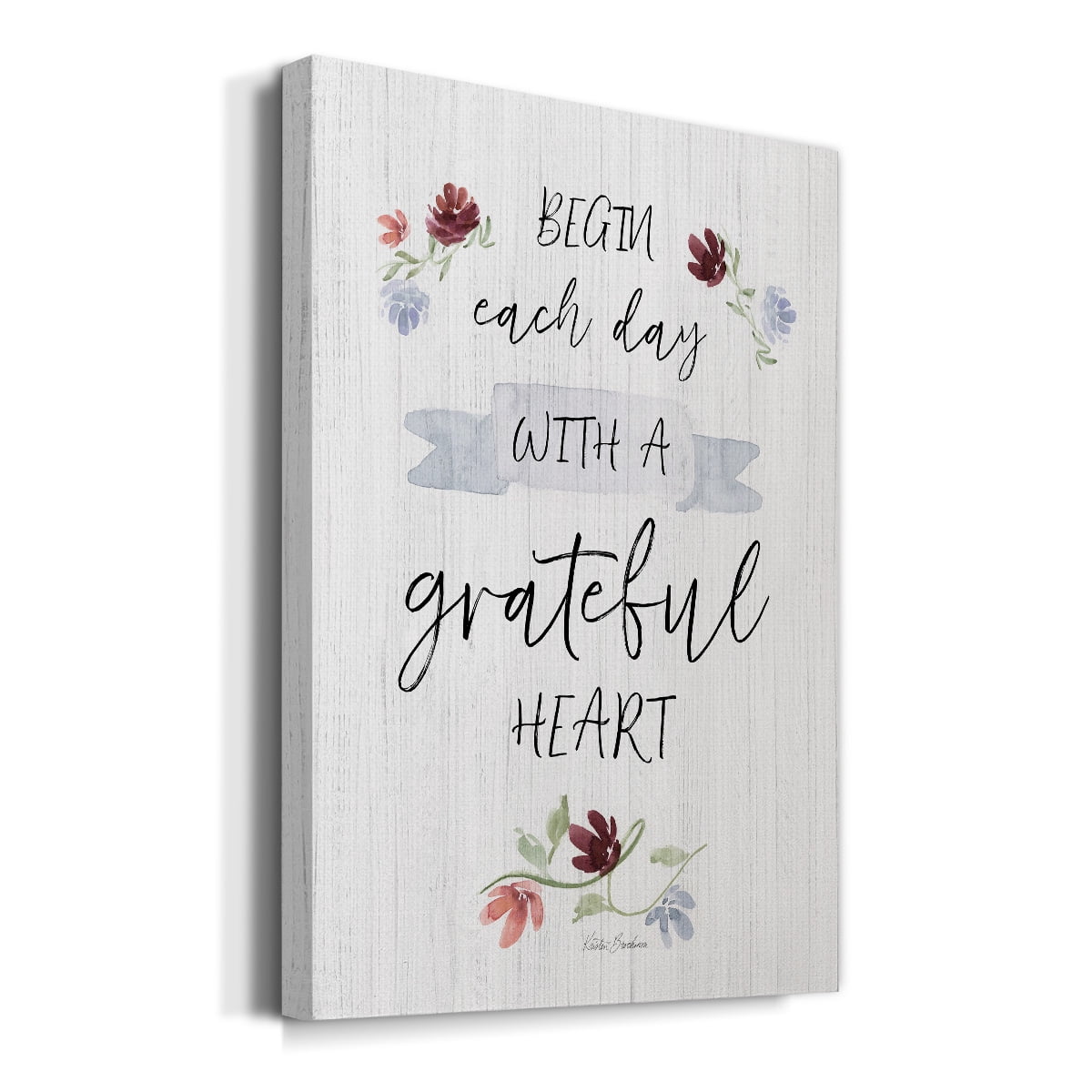 Grateful Heart Premium Gallery Wrapped Canvas - Ready to Hang