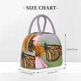 thumbnail image 2 of Easygdp A monarch butterfly Bolsa de Almuerzo Insulada Grande, Forro de Aluminio, Diseño Espacioso, a Prueba de Fugas, Ideal para Trabajo, Picnics, Viajes y Actividades al Aire Libre, 2 of 6