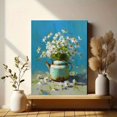 thumbnail image 6 of Qisvanset Daisies In Kettle Canvas Print 15.75x11.81 Inches, 6 of 8