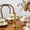 A, variant on Gold Metal Handheld Candleholder for Taper Candles, Small Mini Size