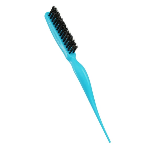 Vocoste 1 Pc Nylon Teasing Brush Three Row Salons Teasing Brush Blue 8.86" Length