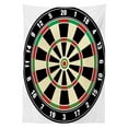 thumbnail image 3 of Ambesonne Sports Tablecloth Rectangular Table Cover, Dart Board Lifestyle, 52"x70", Vermilion Green Black, 3 of 4
