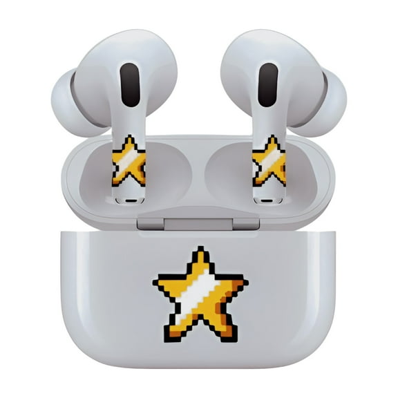 AirSkins Decals for AirPod Pro & Pro 2 Star Multicolor Scratch-Resistant Precision Fit Wireless Charging Friendly Easy Application - 1 Unit per pack