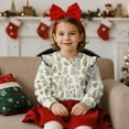 thumbnail image 3 of DISNIMO Leaf Printed Sweatshirt for Toddler Girl Crewneck Pullover Tops Long Sleeve T-Shirts Comfy Pullover Sweatshirt 1-2 Years, 3 of 7