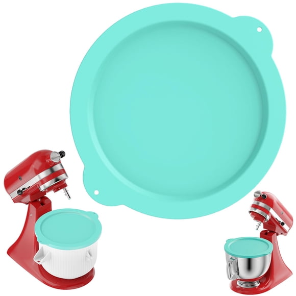 Cubiertas de Silicona LETOMS para Tazones de Helado Kitchenaid, Tapa de Silicona Compatible con Mezcladoras Kitchenaid de Acero Inoxidable de 4.5 a 5 Cuartos, Aptas para Lavavajillas y Congelador