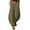 Army Green, variant on Women's Frayed Hem Military Green Knit Flare Pants Boho Pants For Women Harem Pants Women Loose Pants