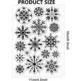 thumbnail image 2 of Sellos transparentes de silicona con fondo de copos de nieve para manualidades, álbumes de recortes, tarjetas, decoración y mucho más., 2 of 8
