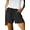 G Black, variant on SHEWIN Women's Shorts Casual Mid Rise Summer Cotton Elastic Waist Graphic Print Short S-3XL Walkshorts Clothes