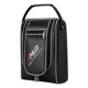 thumbnail image 2 of Bolsa de zapatos de golf portátil con bolsillo con cremallera de doble extremo Bolsa de almacenamiento de zapatos Bolsa de zapatos deportivos Negro Baoblaze Estuche para zapatos de golf, 2 of 7