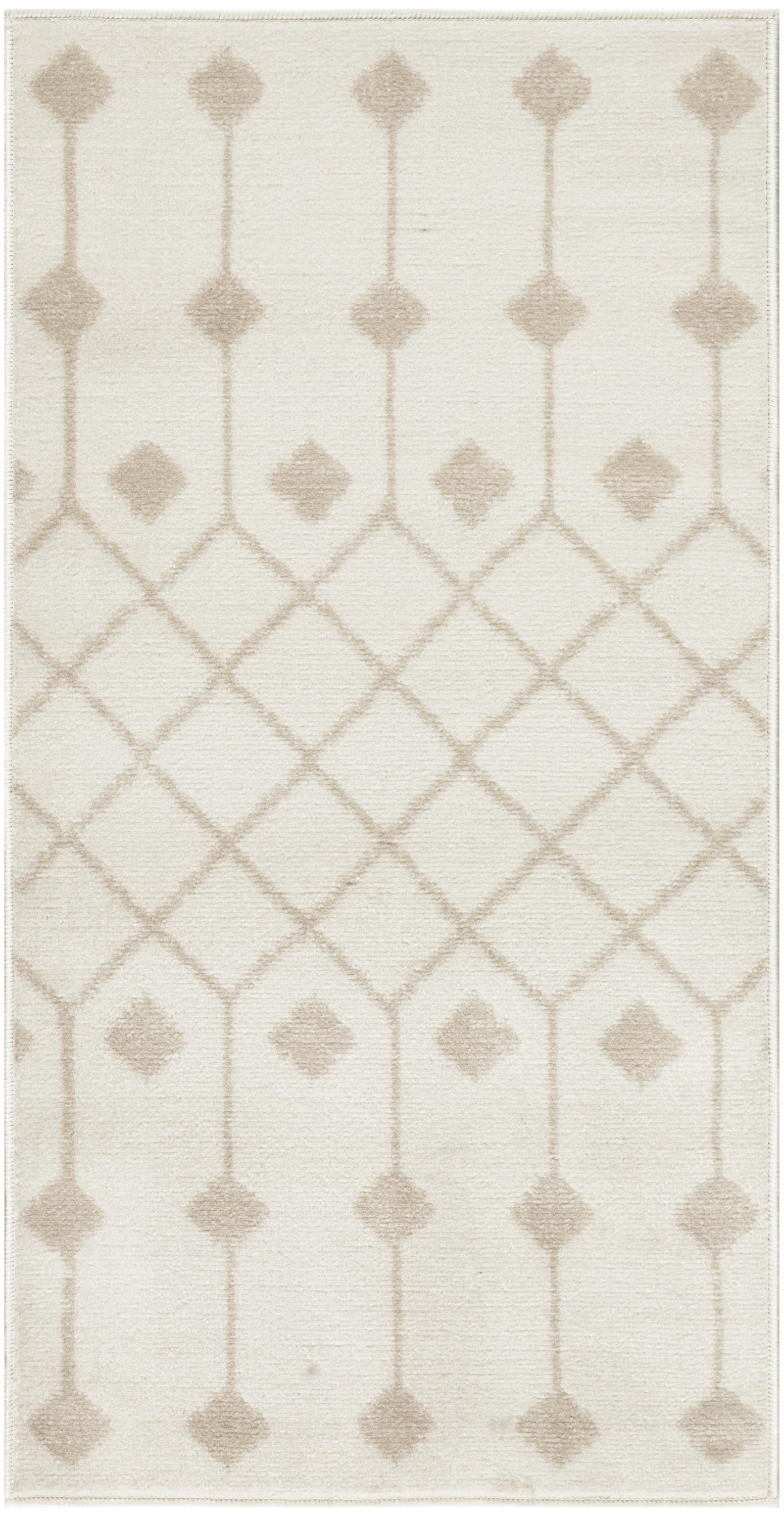 Nourison Grafix Farmhouse Ivory Beige 2' x 4' Area Rug (2x4)