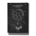 thumbnail image 1 of Epic Graffiti "Soccer Ball Blueprint Patent Chalkboard" Giclee Canvas Wall Art, 18"x26", 1 of 3
