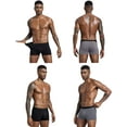 thumbnail image 5 of Men's Boxer Briefs 5 Pack No Ride-up Breathable Comfortable Sport Underwear, 5 of 5
