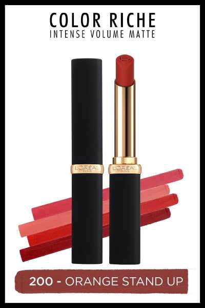 Loreal Paris Colour Riche Intense Volume Matte Lipstick -200 Orange Stand Up