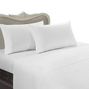 Egyptian Bedding Luxurious Rayon from Bamboo Sheet Set - Queen Size White 800 Thread Count Cotton Sheet Set (Deep Pocket)