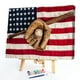 thumbnail image 1 of Cuadros Decorativos Guante de béisbol sin marco Pintura al óleo por números Kit Arte pintado a mano Artesanía Tmvgtek embutido en tela, 1 of 9