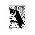 thumbnail image 1 of Guardurnaity Etiqueta engomada de la ventana de Halloween de PVC portátil extraíble autoadhesivo fiestas de Halloween hogar Hotel restaurante calcomanía Disfraces de disfraces Tipo 6 Guardurnaity AP012608-06, 1 of 6