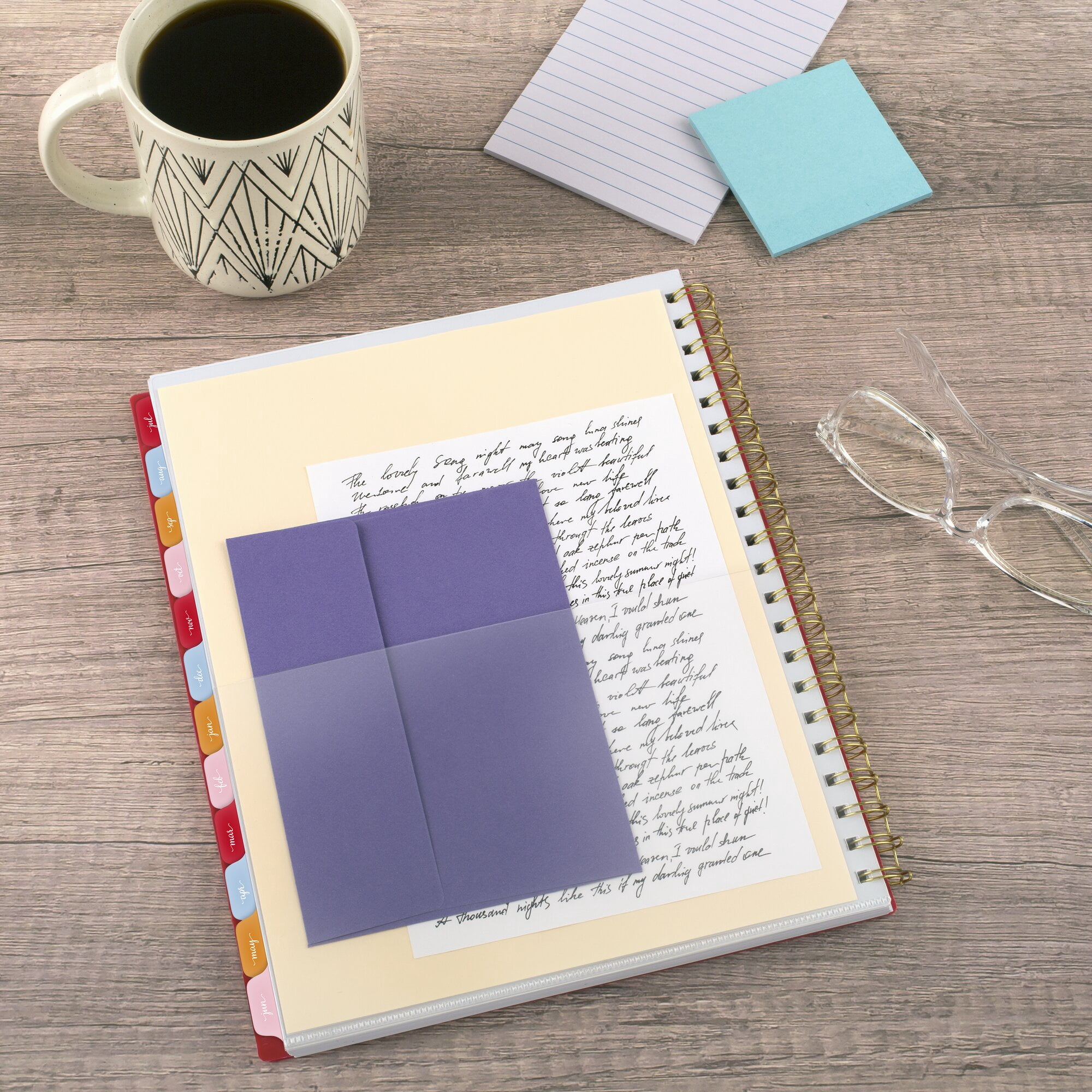 AT-A-GLANCE Harmony Academic 2026-2027 Weekly Monthly Planner Scarlet Large 8 12