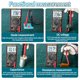 thumbnail image 3 of Multímetro digital, 4000 , multímetro, voltímetro de rango automático, medición precisa, diodos de capacitancia, resistencia de continuidad par rojo Macarena multímetro digital, 3 of 8