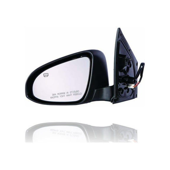 Door Mirror - Cooling Direct Fit/For 8794002F51C0 14-19 Toyota Corolla - Left Hand Driver, Power, Heated, With Signal-Lamp, Paint-to-Match (Unpainted)