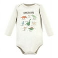 thumbnail image 3 of Hudson Baby Cotton Long-Sleeve Bodysuits, 5-Pack, Newborn- 24 Months, 3 of 7