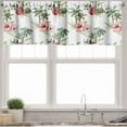 thumbnail image 3 of Ambesonne Hawaii Valance & Curtain, Palm Trees Hibiscus, 55"x36", Reseda Green Pale Pink, 3 of 6