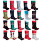 thumbnail image 1 of Calcetas Vestir Navideñas Mad Socks Algodón Moda 10 Pares Calcetines vestir divertidos navideños, 1 of 5